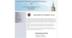 Desktop Screenshot of kofc3716.org